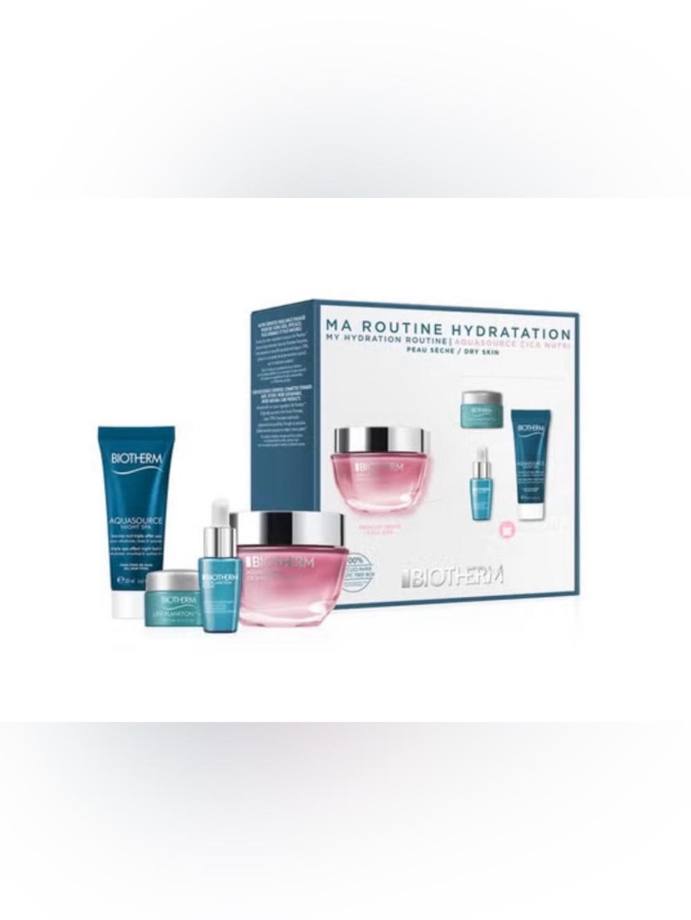 Biotherm Hydration Skincare Set — Pink & Teal Moisturizers